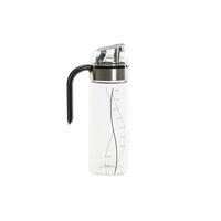 Flakon Sort Gennemsigtig Rustfrit stål Borosilikatglas 450 ml