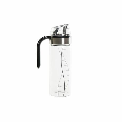 Flakon Sort Gennemsigtig Rustfrit stål Borosilikatglas 450 ml