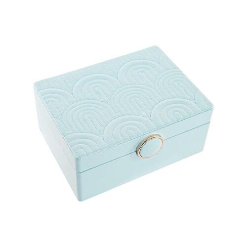Smykkeskrin 17 x 13 x 8,5 cm Grøn Polyuretan Træ MDF