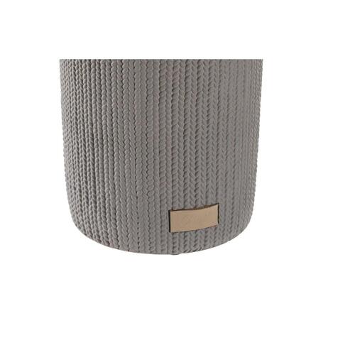 Toiletbørste Grå Cement Rustfrit stål 10 x 10 x 36 cm