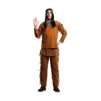 Kostume til voksne Amerikansk Indisk (3 Dele) M/L