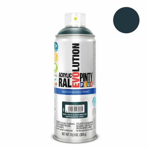 Spraymaling Pintyplus Evolution RAL 7016 Vandbaseret Antracit 400 ml