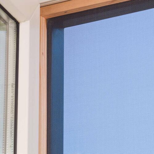 myggenet og insektskærm 1 x 3 m glasfiber sort