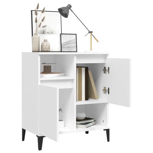 Skænk 60x35x70 cm konstrueret træ hvid