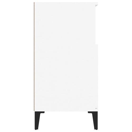 Skænk 60x35x70 cm konstrueret træ hvid