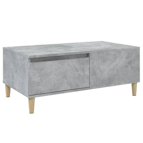 Sofabord 90x50x36,5 cm konstrueret træ betongrå