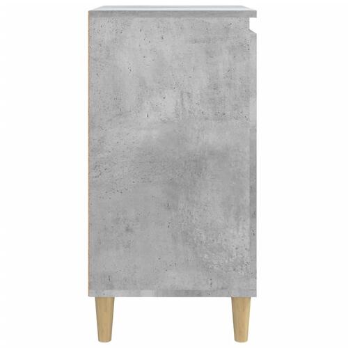 Sengeborde 2 stk. 40x35x70 cm konstrueret træ betongrå