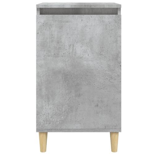 Sengebord 40x35x70 cm konstrueret træ betongrå