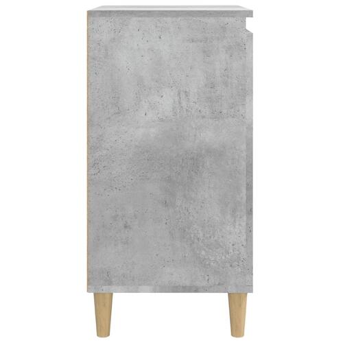 Sengebord 40x35x70 cm konstrueret træ betongrå