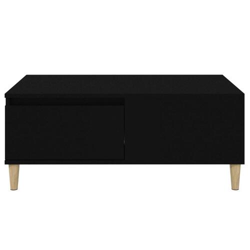 Sofabord 90x50x36,5 cm konstrueret træ sort