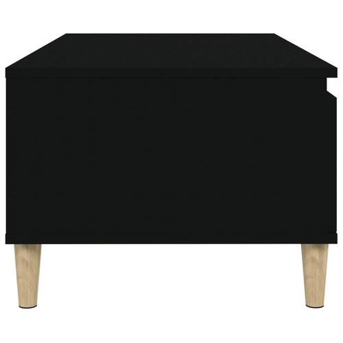 Sofabord 90x50x36,5 cm konstrueret træ sort