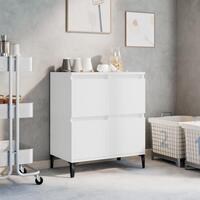 Skænk 60x35x70 cm konstrueret træ hvid