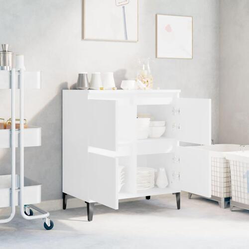 Skænk 60x35x70 cm konstrueret træ hvid