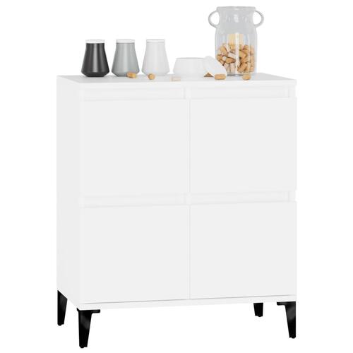 Skænk 60x35x70 cm konstrueret træ hvid