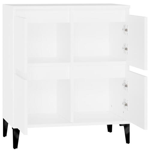 Skænk 60x35x70 cm konstrueret træ hvid