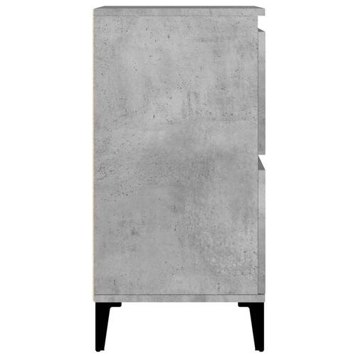 Skænke 2 stk. 60x35x70 cm konstrueret træ betongrå