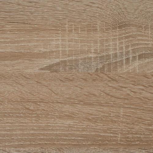 skrivebord med bred skuffe 100 x 40 x 80 cm egetræsfarve