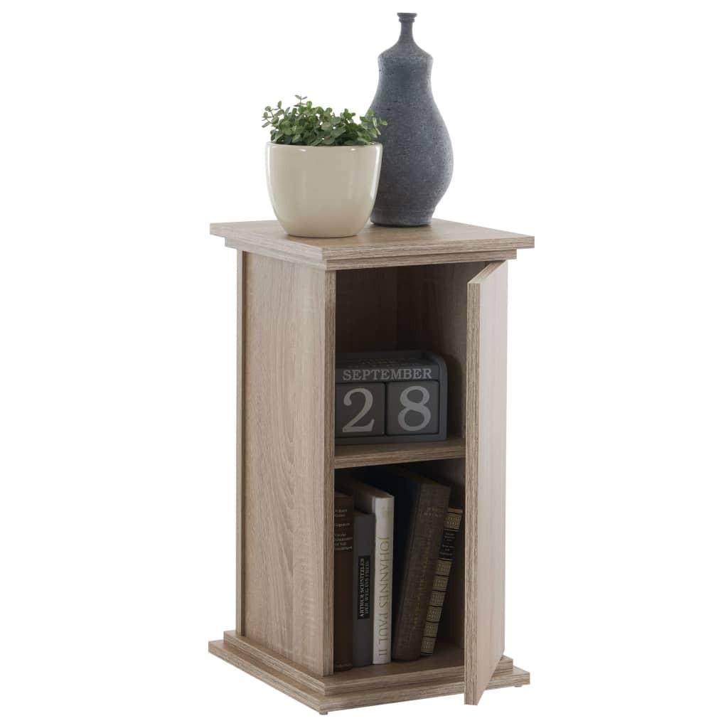 accentbord med låge 57,4 cm egetræsfarve