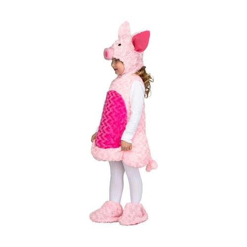 Kostume til babyer Pink Gris 1-2 år (4 Dele)