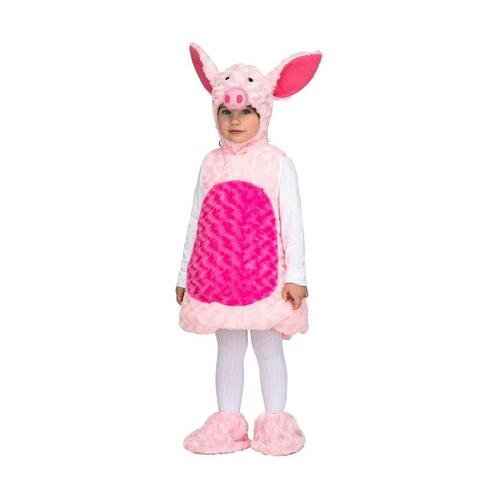 Kostume til babyer Pink Gris 1-2 år (4 Dele)