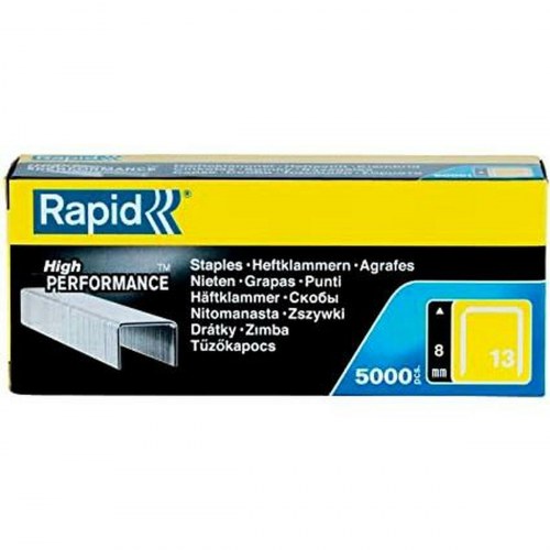 Rapid hæfteklammer 13/8 - 8 mm, 5.000 stk., galvaniseret stål