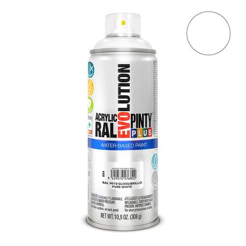 Spraymaling Pintyplus Evolution RAL 9010 400 ml Vandbaseret Pure White