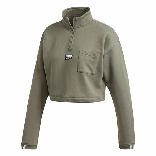 Hættetrøje til Kvinde Adidas Originals Cropped 36
