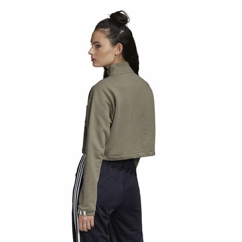 Hættetrøje til Kvinde Adidas Originals Cropped 36
