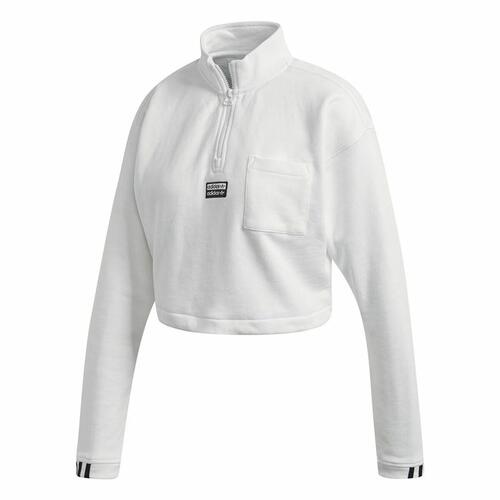 Hættetrøje til Kvinde Adidas Originals Cropped 36