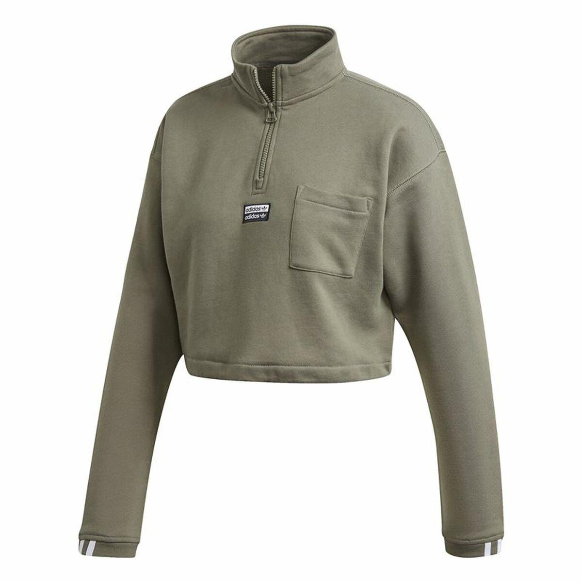 Hættetrøje til Kvinde Adidas Originals Cropped 34