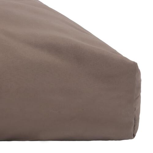 Udendørs sædehynde 120 x 80 x 10 cm stof gråbrun (OUTLET A)