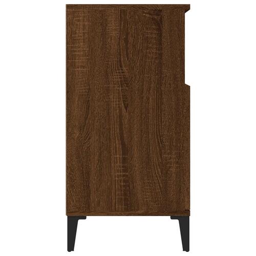 Skænk 60x35x70 cm konstrueret træ brun egetræsfarve