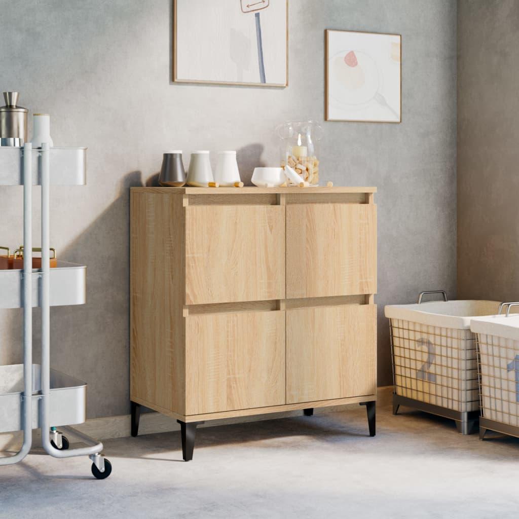 Skænk 60x35x70 cm konstrueret træ sonoma-eg