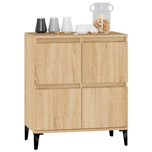 Skænk 60x35x70 cm konstrueret træ sonoma-eg