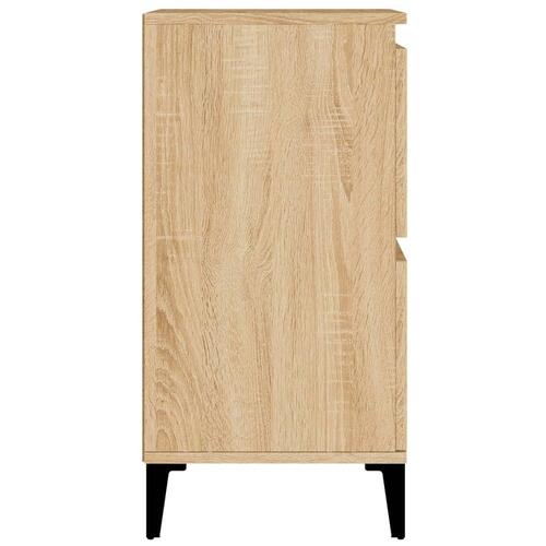 Skænk 60x35x70 cm konstrueret træ sonoma-eg