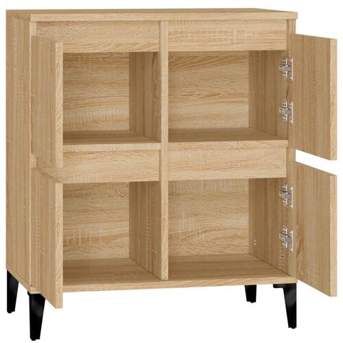 Skænk 60x35x70 cm konstrueret træ sonoma-eg
