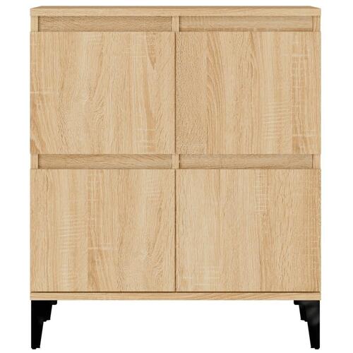 Skænke 2 stk. 60x35x70 cm konstrueret træ sonoma-eg