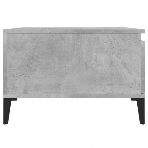 Sofabord 55x55x36,5 cm konstrueret træ betongrå