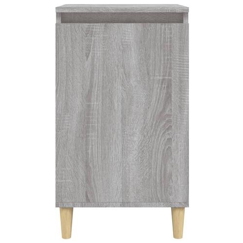Sengeborde 2 stk. 40x35x70 cm konstrueret træ grå sonoma-eg