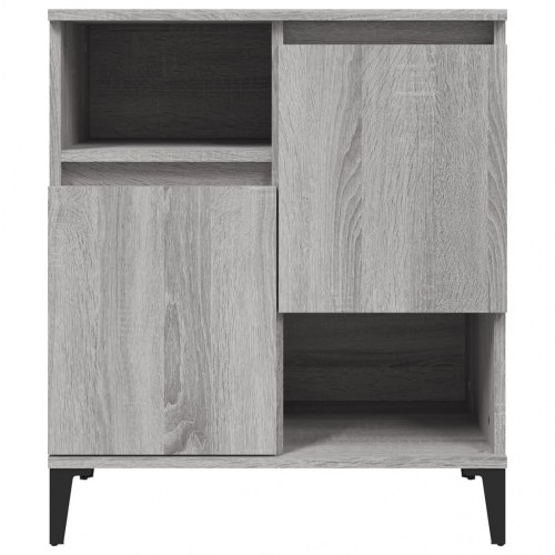 Skænk 60 x 35 x 70 cm i konstrueret træ - grå sonoma-eg