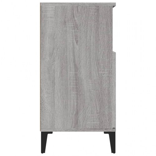 Skænk 60 x 35 x 70 cm i konstrueret træ - grå sonoma-eg