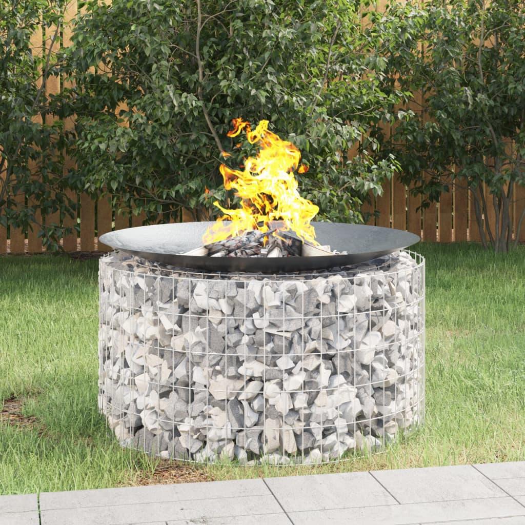 Gabion-bålkurv Ø 100 cm galvaniseret jern billede