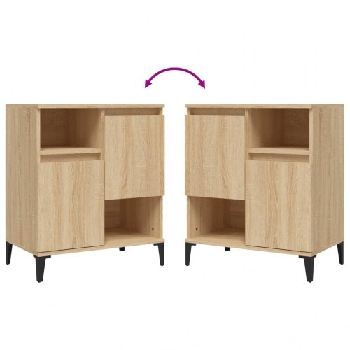 Skænk 60 x 35 x 70 cm i sonoma-eg