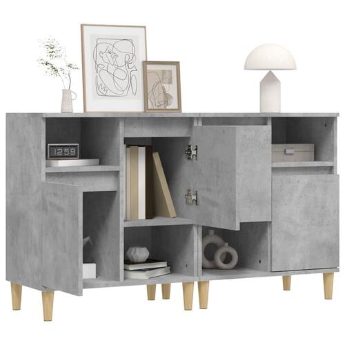 Skænke 2 stk. 60x35x70 cm konstrueret træ betongrå