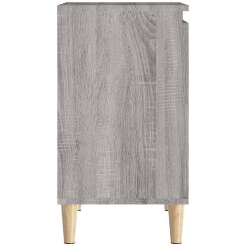 Skab til håndvask 58x33x60 cm konstrueret træ grå sonoma-eg