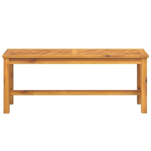 Havebænk 110 cm massivt akacietræ