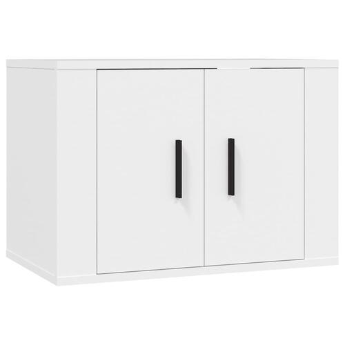 Væghængte tv-skabe 3 stk. 57x34,5x40 cm hvid