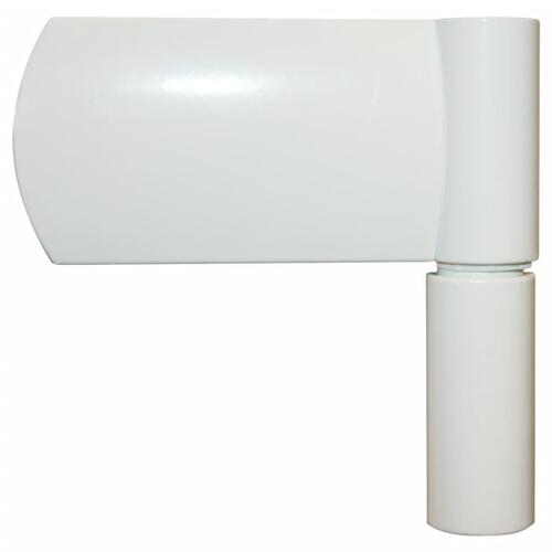 Hoveddør 110x210 cm aluminium og PVC hvid