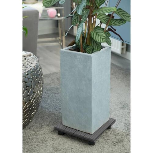 plantevogn 30x30 cm firkantet WPC antracitgrå