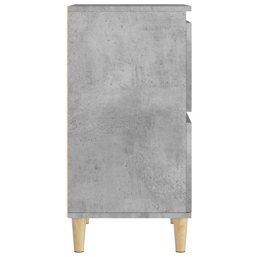 Skænke 2 stk. 60x35x70 cm konstrueret træ betongrå